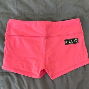 Fleo Vibrant Pink Athletic Shorts